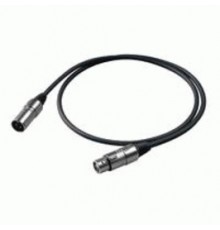 PROEL BULK250LU05 - микрофонный кабель, XLR (папа) <-> XLR (мама), длина - 0.5м