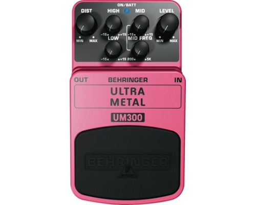 BEHRINGER UM300 - педаль эффектов 'Хэви Метал'- дисторшн