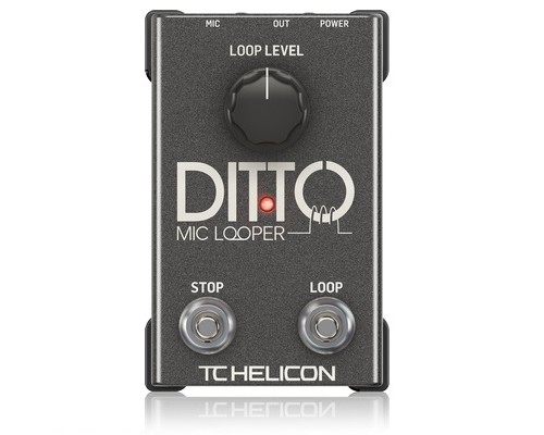 TC HELICON DITTO MIC LOOPER - вокальная педаль эффектов, лупер