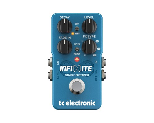 TC ELECTRONIC INFINITE SAMPLE SUSTAINER - педаль лупер/сэмплер с TonePrint, ревером, модуляцией