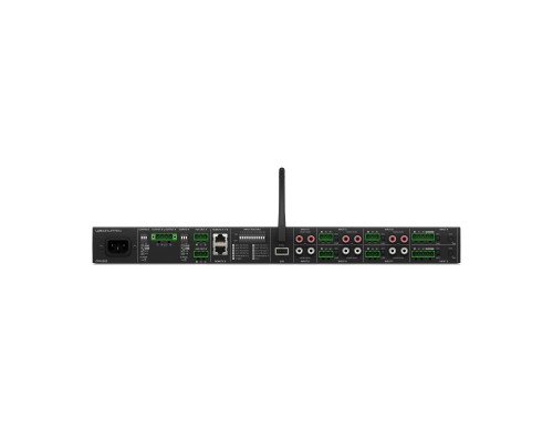 LAB.GRUPPEN CPA1202 - двухканальный усилитель с микшером, 8входов, Bluetooth , 2х120 Вт/8, 4 Ома, 70