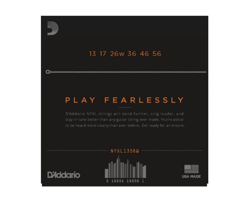 D'ADDARIO NYXL1356W - струны для электрогитары,13-56