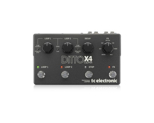 TC ELECTRONIC DITTO X4 LOOPER - педаль эффекта двойного стерео лупера