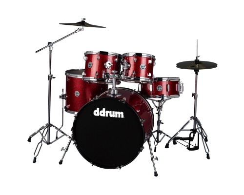 DDRUM D2 522 RSP - ударная установка , цвет Red Sparkle , 10'-12'-16'-22', 14х6.5'