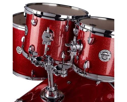 DDRUM D2 522 RSP - ударная установка , цвет Red Sparkle , 10'-12'-16'-22', 14х6.5'