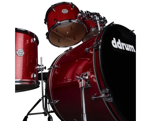 DDRUM D2 522 RSP - ударная установка , цвет Red Sparkle , 10'-12'-16'-22', 14х6.5'