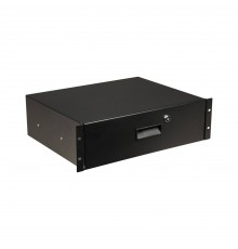 PROEL ADRK2SRD - выдвижной ящик 2U для рэка 19' с замком, цвет - черный