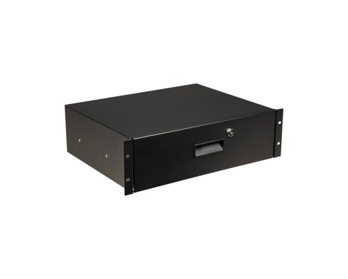 PROEL ADRK2SRD - выдвижной ящик 2U для рэка 19' с замком, цвет - черный