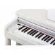 KURZWEIL M130W WH - цифр. пианино (2 места), банкетка, 88 молоточковых деревянных клавиш, полифония