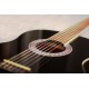 BARCELONA CG36 BK 3/4 - классическая гитара, 3/4, анкер, верхняя дека - ель, цвет чёрный глянцевый