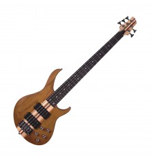 REDHILL JB500 NA - бас-гитара 5-стр., H+H, корпус ясень, сквозной гриф клен+махагон, натуральный