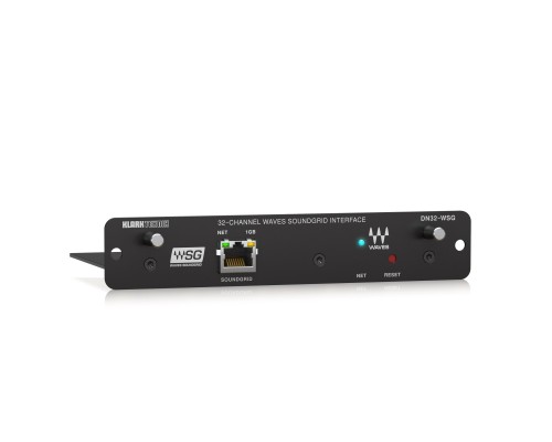 KLARK TEKNIK DN32-WSG - плата расширения для сети WAVES SoundGrid для Behringer X32, Midas M32, 32 в