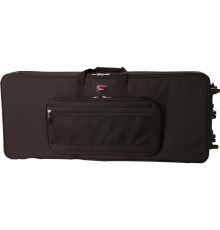 GATOR GK-61-SLIM - нейлоновый кейс с жесткой рамкой для клавиш,тонкий, (61кл) с колесами