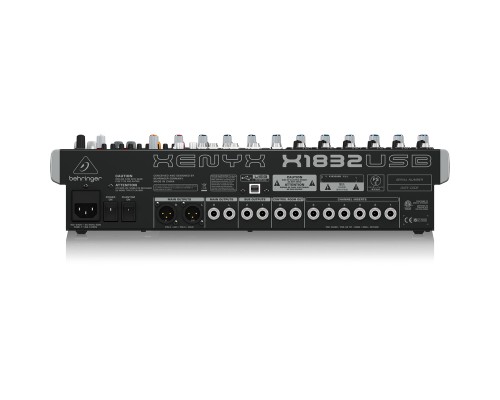 BEHRINGER X1832USB - микшер,6 монов,4 стерео,3 AUX-шины,процес эффектов, 3D процессор,эквалайзер,USB