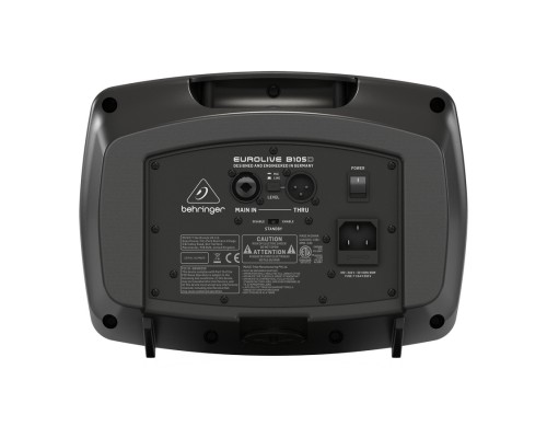 BEHRINGER B105D - активная акустическая система, 5', 50 Вт, MP3, Bluetooth, 3-канал.микшер