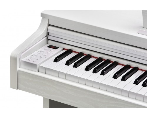 KURZWEIL M115 WH - цифр. пианино (2 места), банкетка, 88 молот. клавиш, полифония 189, цвет белый