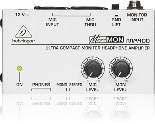 BEHRINGER MA400 - компактный мониторный усилитель для стерео-наушников