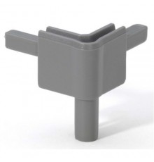 ADAM HALL Q4502F - пластиковый стыковочный уголок для кейсов (цвет серый)