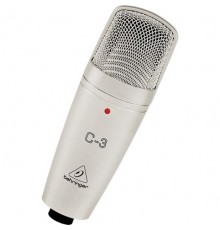 BEHRINGER C-3 - студийный конденсаторный микрофон,40 - 18000 Гц ,кардиоида, всенаправленная, восьмер