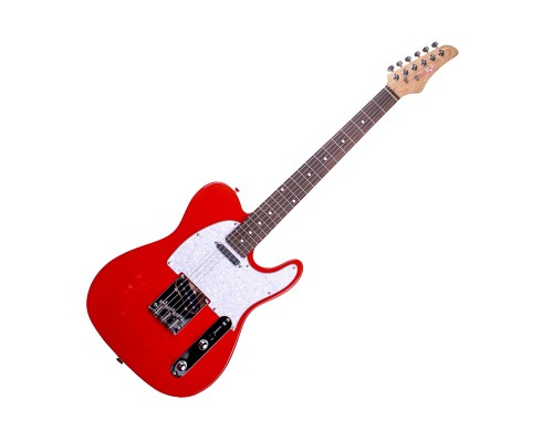 REDHILL TLX300 RD - электрогитара, Telecaster, S-S, ясень/клен, цвет красный