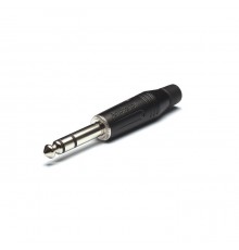 AMPHENOL ACPS-GB - джек стерео, кабельный, 6.3 мм, корпус металл, цвет - черный