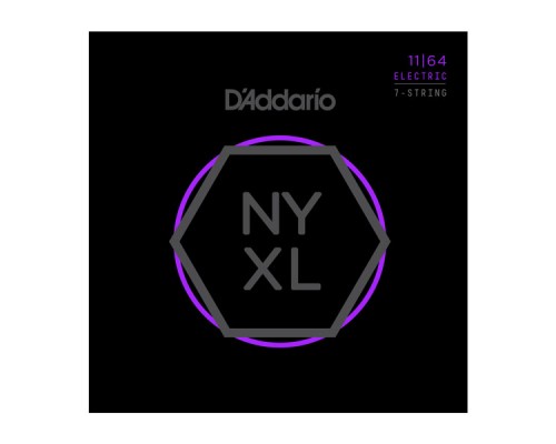 D'ADDARIO NYXL1164 - струны для 7-стр.электрогитары,11-64