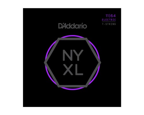 D'ADDARIO NYXL1164 - струны для 7-стр.электрогитары,11-64
