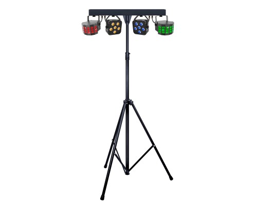 INVOLIGHT MLS HEX28 - комплект из 2-х LED эффектов и 2-х прожекторов, ИК-пульт, DMX512
