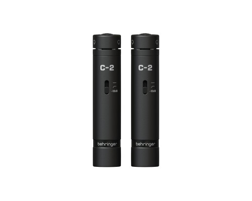 BEHRINGER C-2 DARK EDITION - микрофоны (пара),20 Hz-20 kHz,конденсатор,для студийной или концертов,