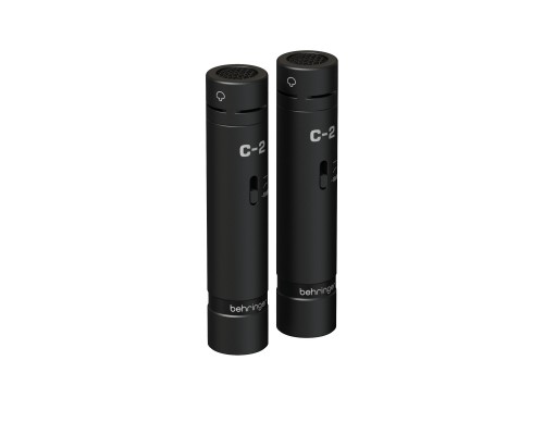BEHRINGER C-2 DARK EDITION - микрофоны (пара),20 Hz-20 kHz,конденсатор,для студийной или концертов,