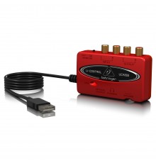 BEHRINGER UCA222 - аудиоинтерфейс USB для обработки и воспроизведения звука, 16 бит/48 кГц