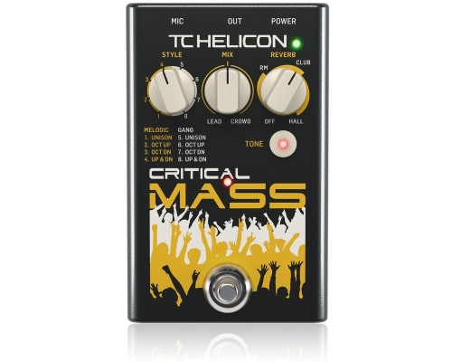 TC HELICON CRITICAL MASS - вокальная педаль эффекта гармонизации и дублирования