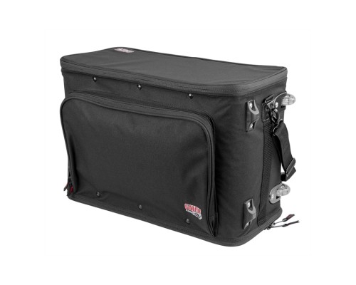 GATOR GR-RACKBAG-3UW - сумка рэковая, стальные рельсы, 3U, на колёсах