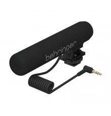 BEHRINGER GO CAM - компактный конденсаторный накамерный микрофон-пушка, 50 Гц - 18 кГц, кабель 0,4 м
