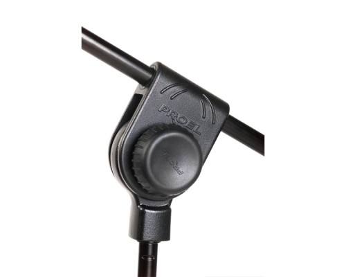 PROEL PRO100 BK - профессиональная микрофонная стойка, тренога, журавль, цвет: матовый чёрный