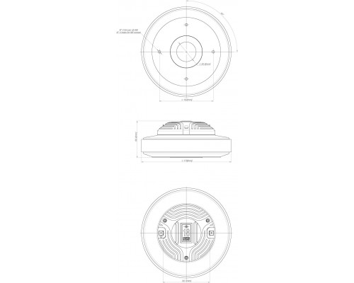 EIGHTEEN SOUND HD3020T/8 - драйвер 2', феррит, 8 Ом, 110 Вт AES, 110dB, 800...20000 Гц