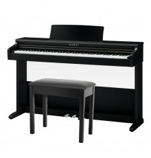 KAWAI KDP75 B - цифровое пианино, банкетка, 192 полифония,механика RHC, цвет черный