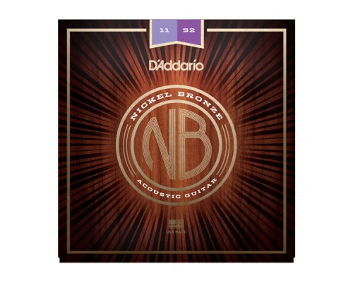 D'ADDARIO NB1152 - струны для акустической гитары, Custom Light, 11-52