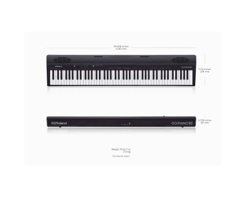 ROLAND GO-88P - цифровое компактное пианино, 88 кл., 4 тембра, 128 полифония