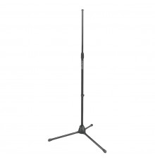 ONSTAGE MS7700B - микрофонная стойка прямая , тренога, регулируемая высота, черная