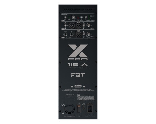 FBT X-PRO 112A - активная двухполосная би-амп акустическая система, НЧ 1200 Вт+ВЧ 300 Вт, DSP