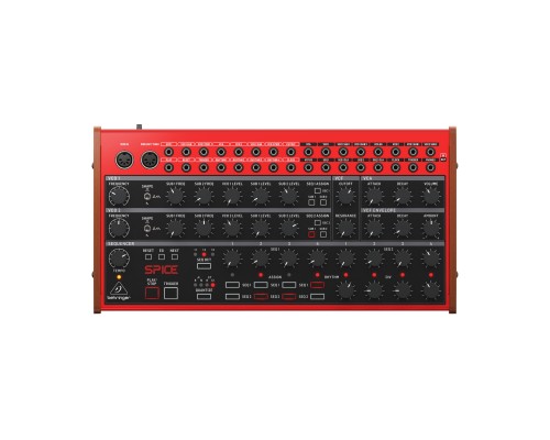 BEHRINGER SPICE - Аналоговый полумодульный полиритмический синтезатор с 2 осцилляторами, 4 суб-осцил