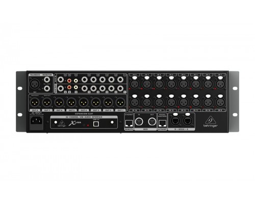 BEHRINGER X32 RACK - цифровой микшер, 16 входов, 8вых 25 шин, 8 стрео FX слотов