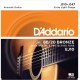 D'ADDARIO EJ10 - струны для акустической гитары, бронза 80/20, Extra Light 10-47