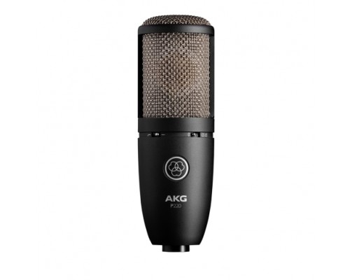 AKG P220 - микрофон конденсаторный кардиоидный , мембрана 1', в комплекте 'паук', кейс