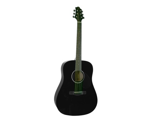 GREG BENNETT D1 BK - акустическая гитара, дредноут, нато, цвет черный