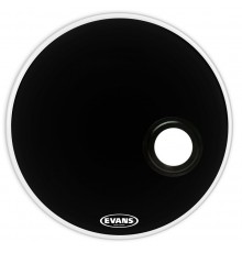 EVANS BD22REMAD - 22' EMAD Resonant Black пластик для бас-барабана с отверст.
