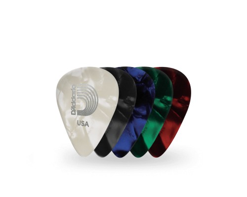 PLANET WAVES 1CAP4-10 - комплект медиаторов, 10 шт., толщина 0,70, разноцветные, материал целлулоид
