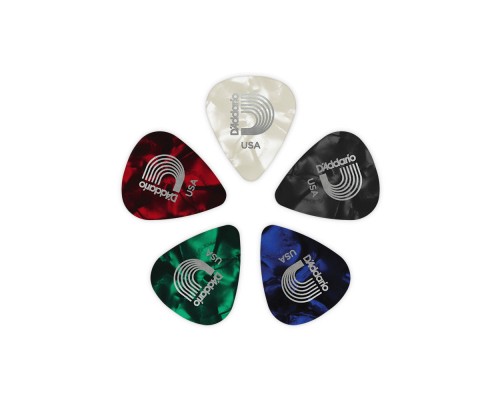 PLANET WAVES 1CAP4-10 - комплект медиаторов, 10 шт., толщина 0,70, разноцветные, материал целлулоид