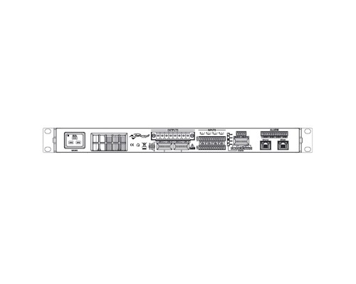 POWERSOFT Duecanali 1604 DSP+DANTE - двухканальный усилитель, 1600 Вт/4 Ома, класс D с картой DANTE